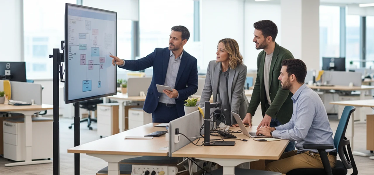 how modular workstations improve collaboration in offices