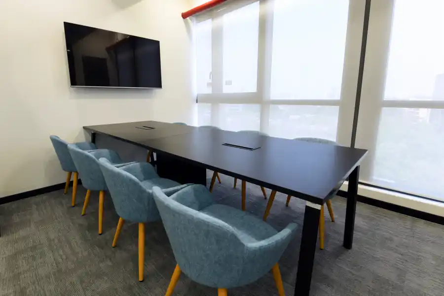 yesssworks pune coworking conference tables and chairs photos